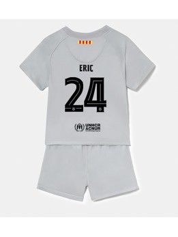 Barcelona Eric Garcia #24 Ausweichtrikot für Kinder 2022-23 Kurzarm (+ Kurze Hosen)